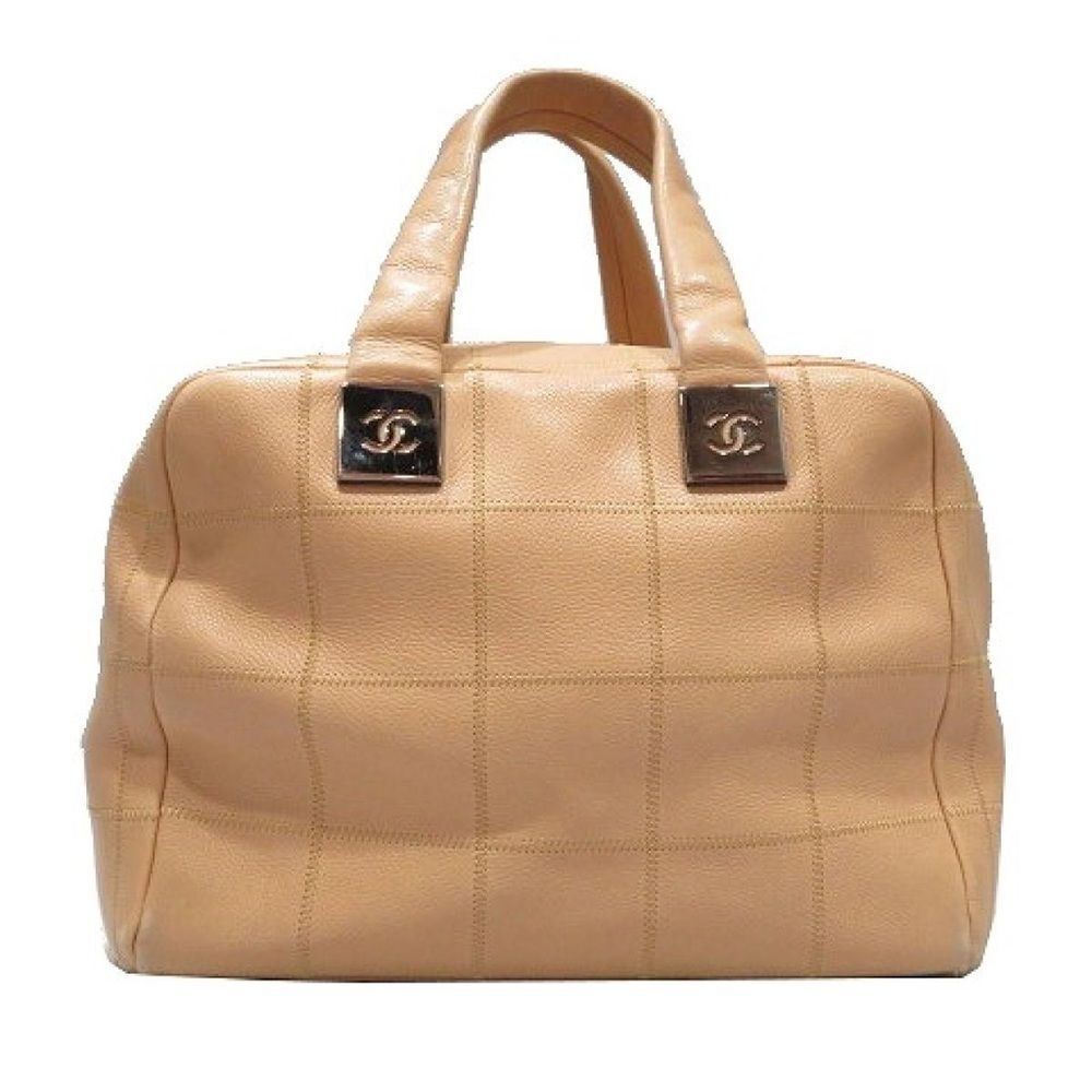 Chanel Vintage Chocolate Bar Mini Boston Bag